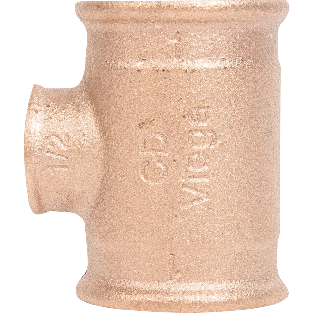 Тройник Viega внутренняя резьба 1x1/2x1" бронза 362515 STLM-2105422 - Вид №2
