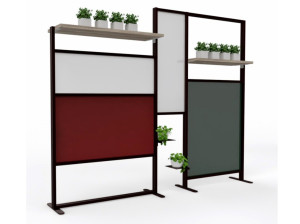 Алюминиевая отдельно стоящая офисная перегородка