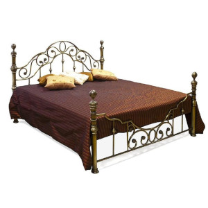 Кровать 160х36 см металл цвет медный 9325 TETCHAIR VICTORIA