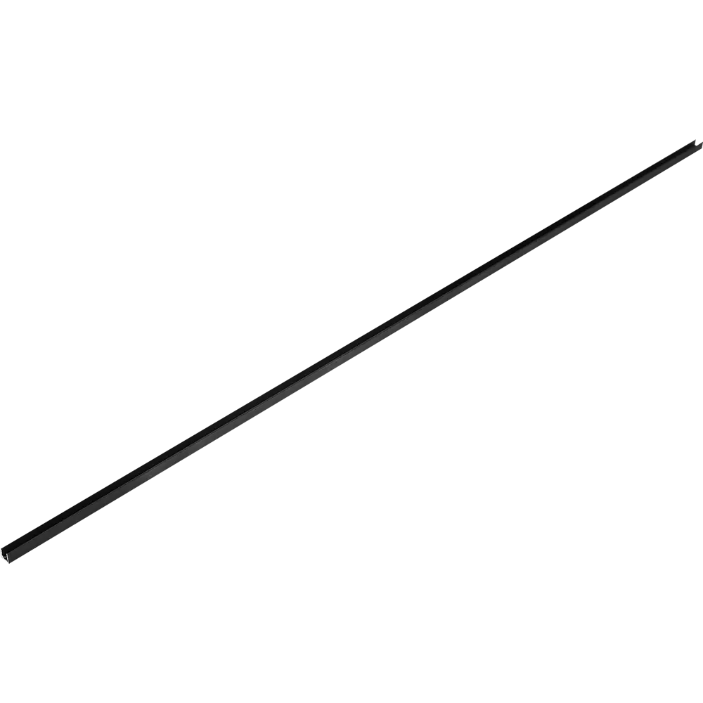 Планка торцевая П-образная 60x0.5 см для стеновой панели 4 мм цвет черный Santreyd STLM-2113821 - Вид №1