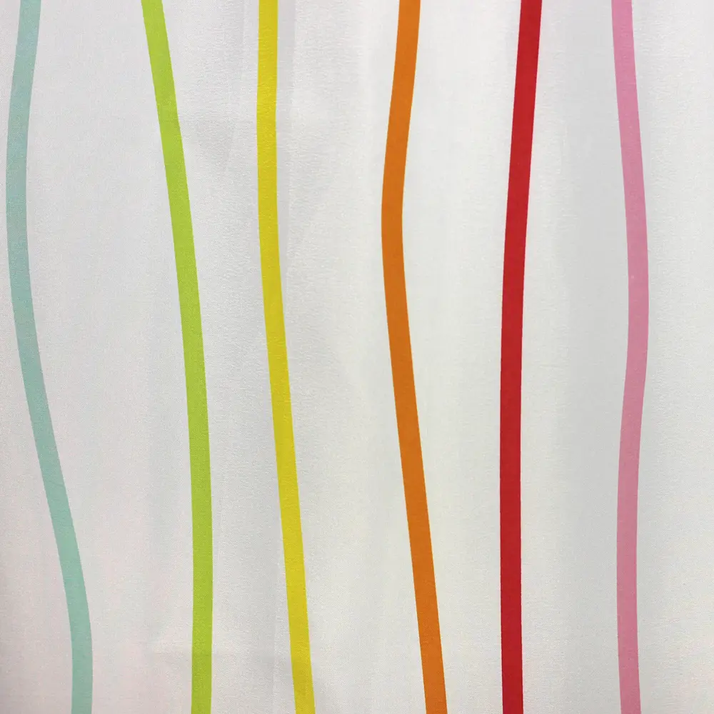 Штора для ванны Bath Plus Gorgeous Stripe 180x180 см полиэстер цвет мультиколор CHARME RED STLM-2188420 - Вид №2