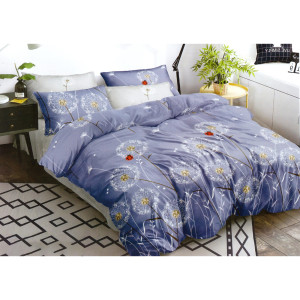 Комплект постельного белья «Данделион» семейный, поплин цвет разноцветный SELENA