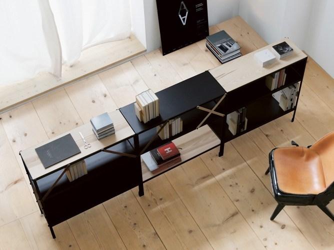 Nils Holger Moormann Двусторонняя открытая полка из стали с порошковым покрытием sun-id-1363490 - Вид №4