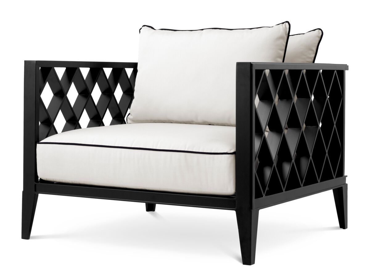 Тканевое садовое кресло с подлокотниками Eichholtz Ocean Club ARCH-00110147