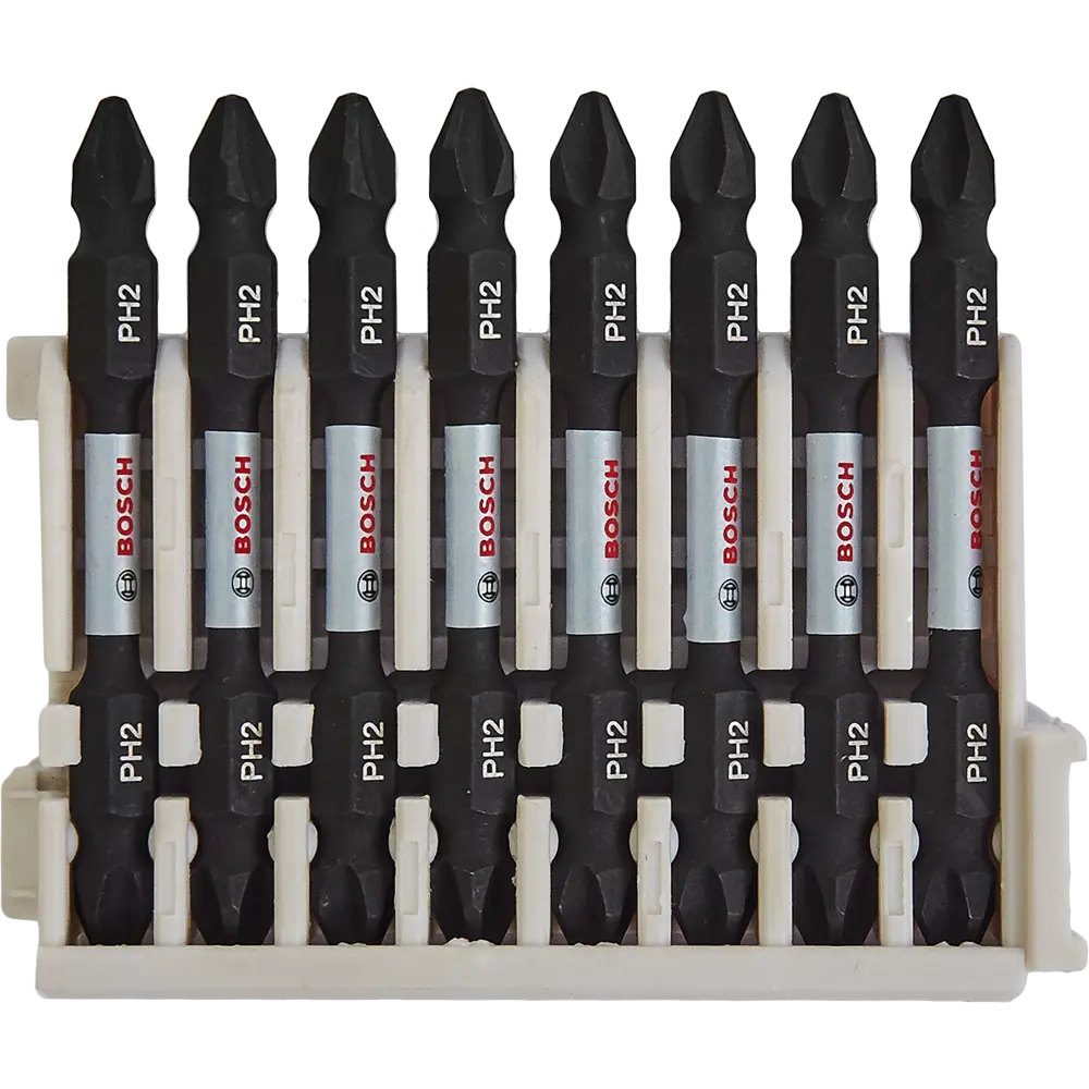 Бита ударная двусторонная Bosch Impact Control 2608522337 PH2/PH2x65 мм, 8 шт BOSCH PROFESSIONAL STLM-2047505