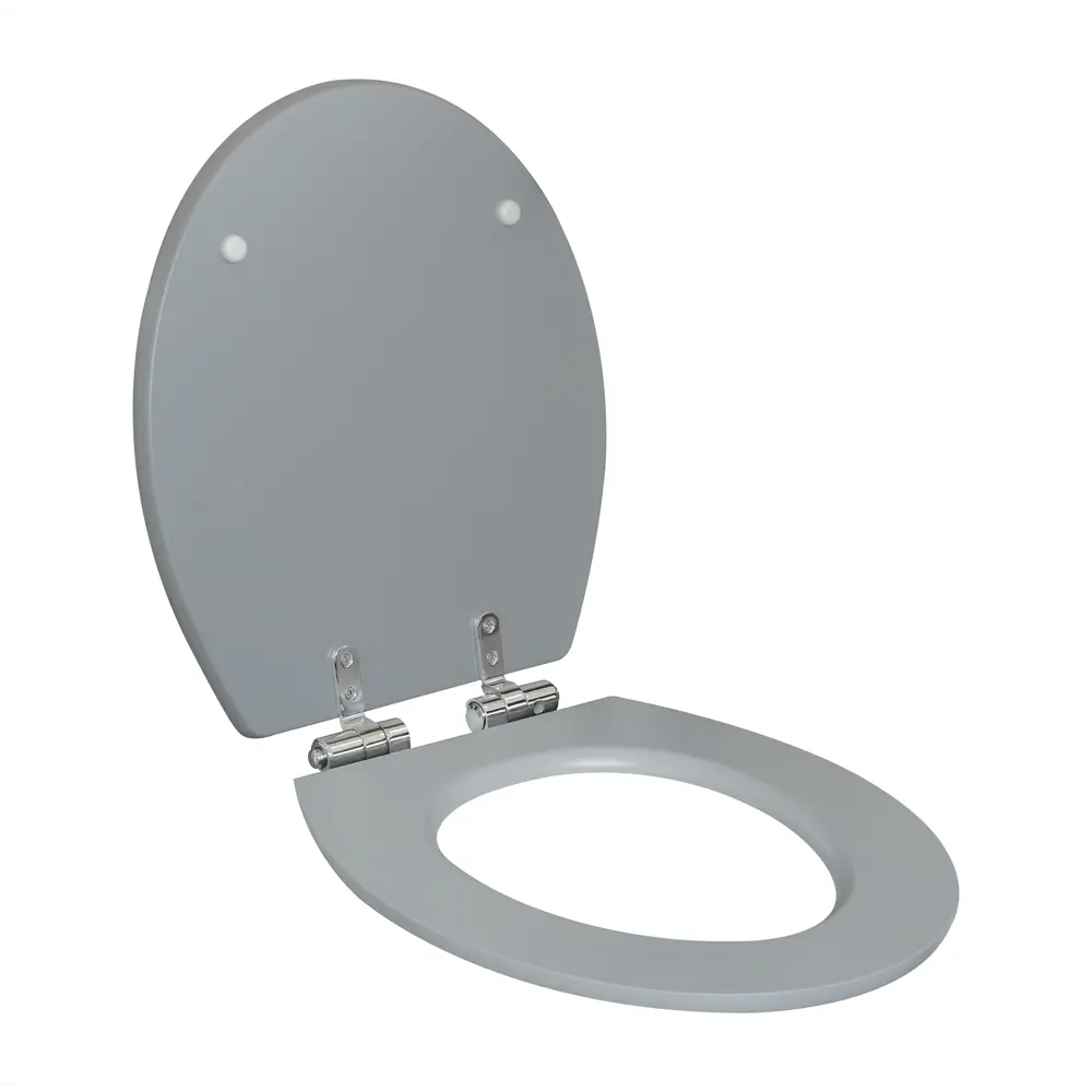 Сиденье для унитаза KONSENSA Терни с микролифтом цвет темный бетон STLM-2076334 - Вид №1