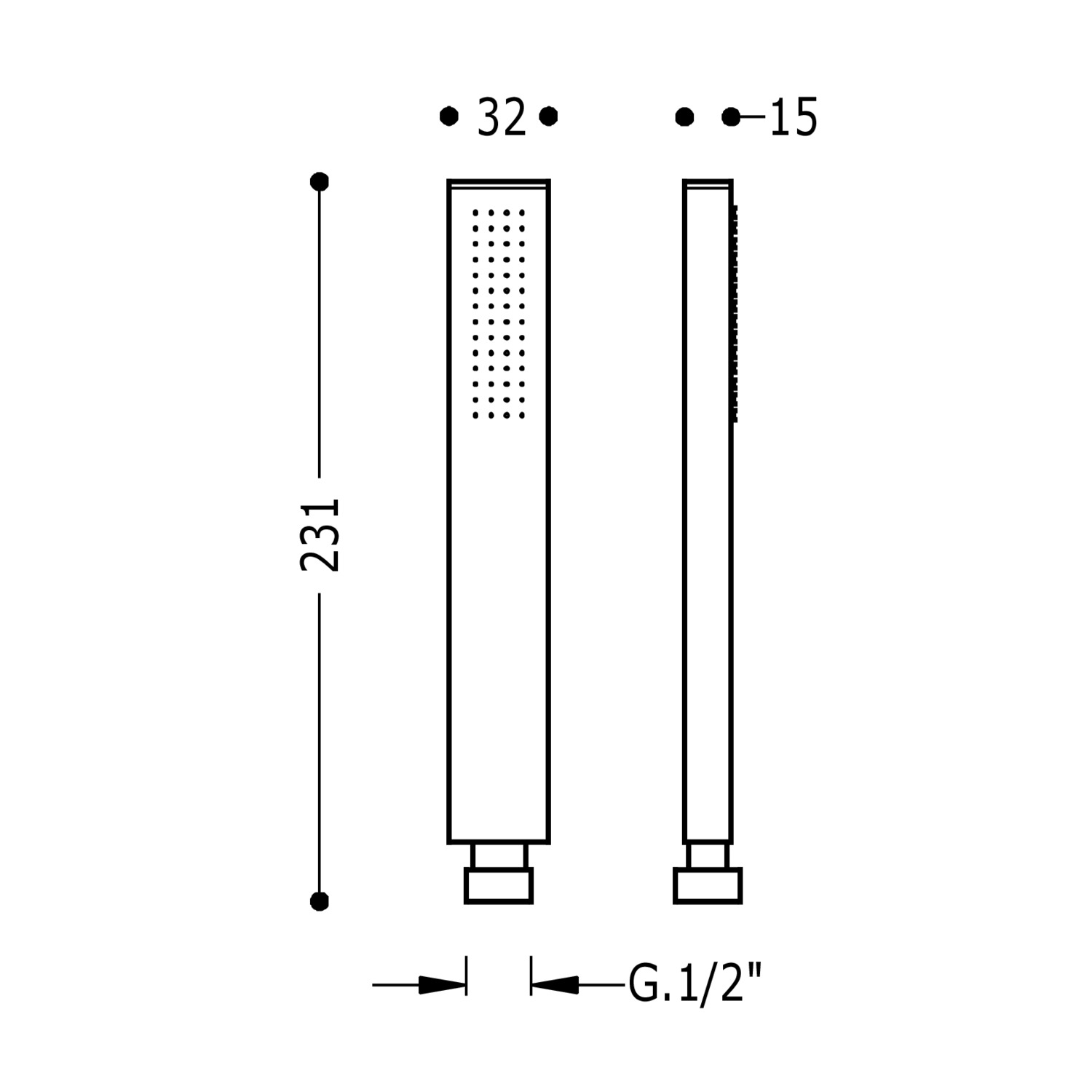 Ручной душ-20263901BL TRES RICAMBI - Вид №1