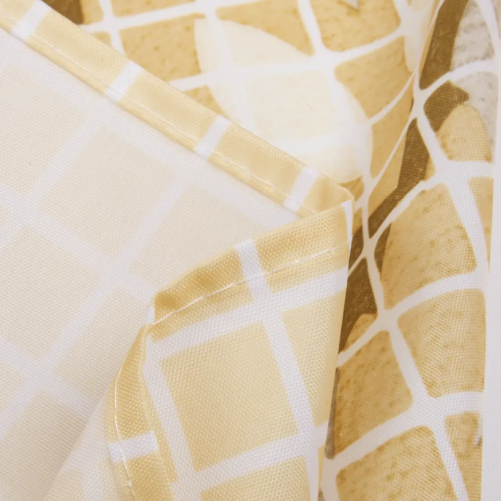 Штора для ванной комнаты «Fresco» 180х180 см цвет бежевый BATH PLUS ШТОРЫ CHARME RED STLM-2143015 - Вид №3