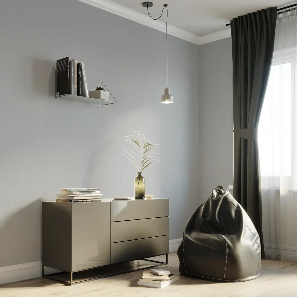 Обои флизелиновые KREAFORTA Равенна темно-серые 1.06 м KF72684-41 STLM-2103866 - Вид №5