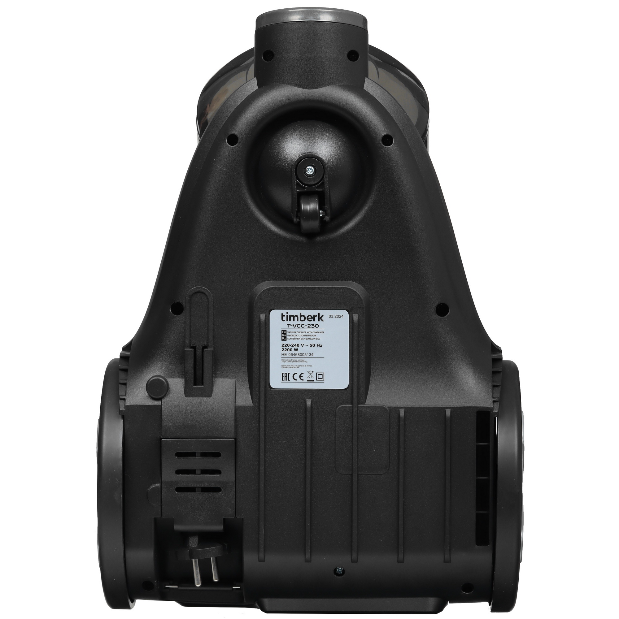 9115457 Пылесос Timberk T-VCC-230 черный STDN-0091366 - Вид №3