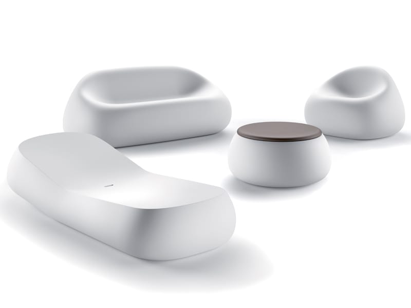 2-местный полиэтиленовый садовый диван PLUST Gumball ARCH-00141498 - Вид №2