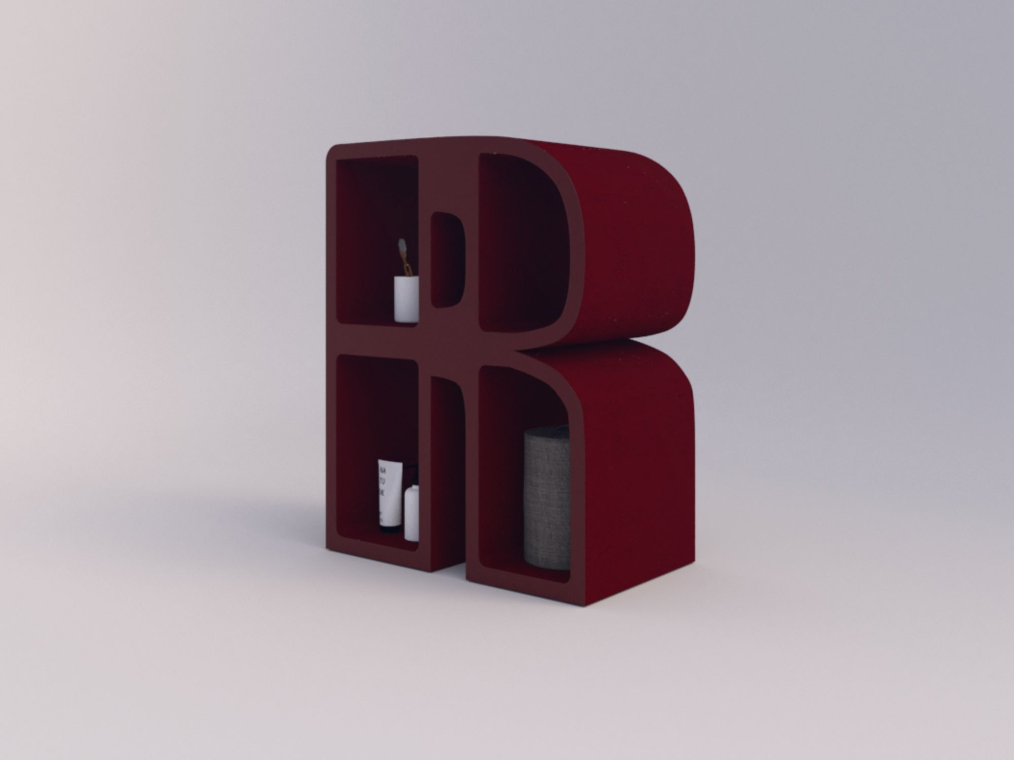 Мебель контейнеры в бетонной конструкции Voltan 555 ARCH-00021949 - Вид №128