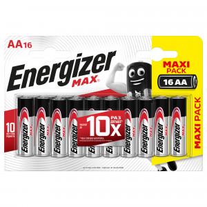 82395936 Батарейка алкалиновая Energizer Max AA, 16 шт.