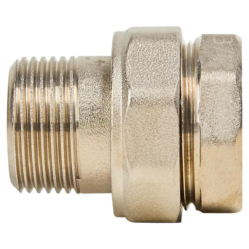 Сгон прямой американка MONLID 3/4" ВР-НР мм никелированная латунь STLM-2012771 - Вид №2