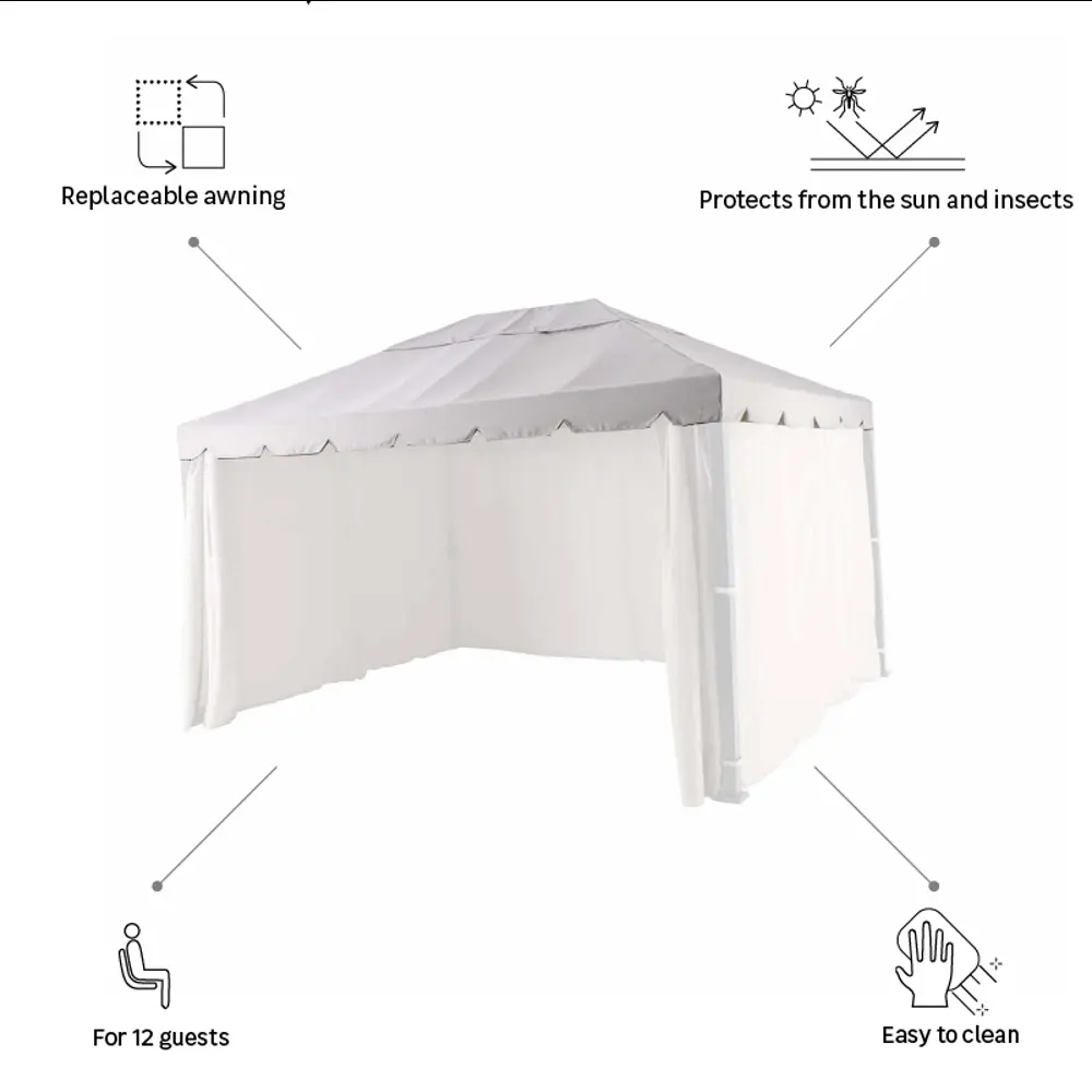 Павильон BEGINIA Ysis 3x4 м бежевый Товар без серии STLM-2038475 - Вид №25
