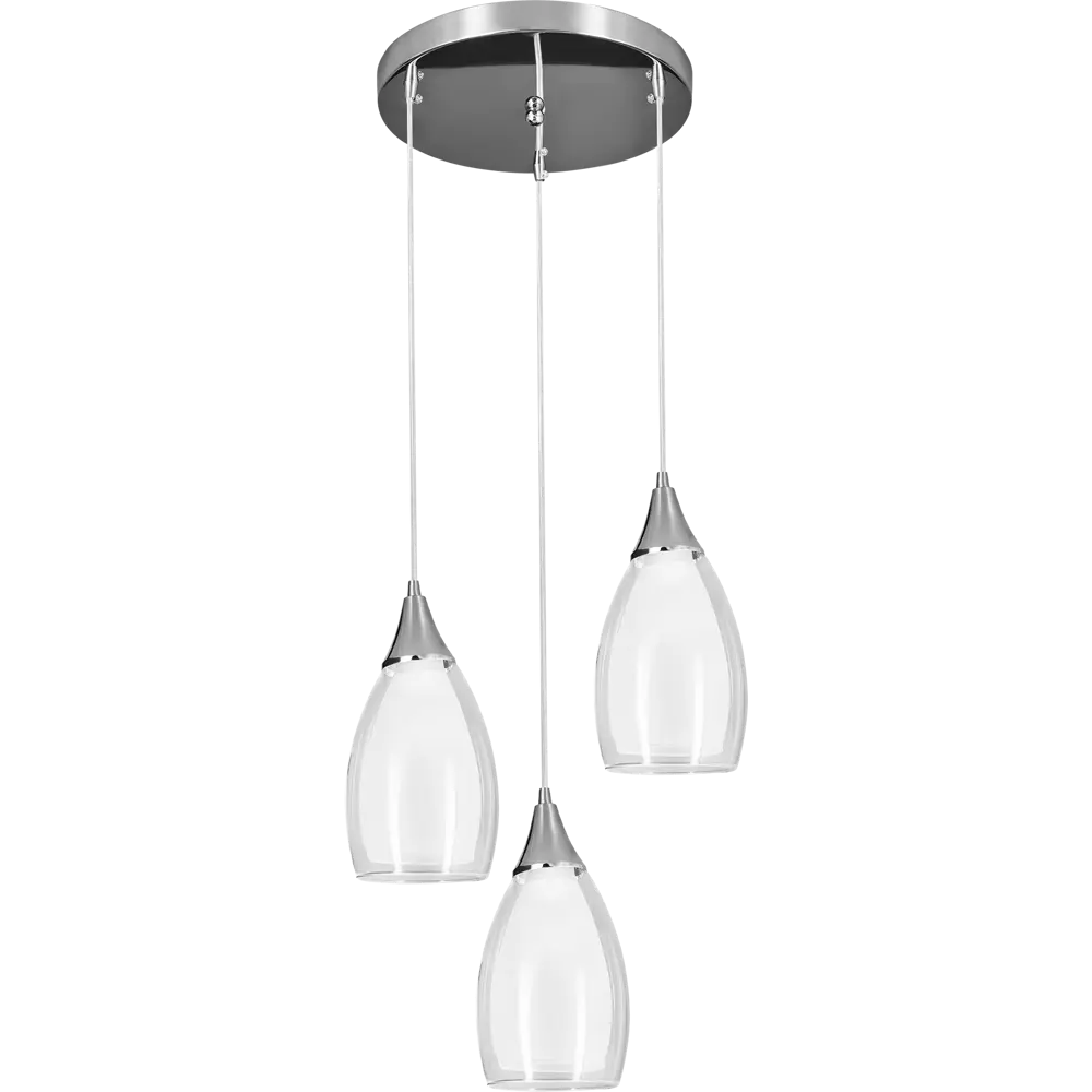 Люстра SCHAFFNER Paso - современная подвесная с тремя плафонами 87460829 STLM-0073915 - Вид №2