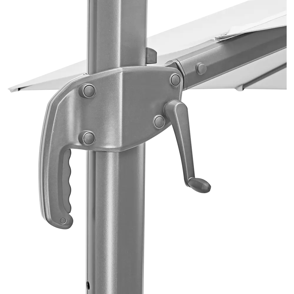 Naterial Aura — садовый зонт с боковой стойкой 286×286 см белый 82232810 STLM-1570652 - Вид №13