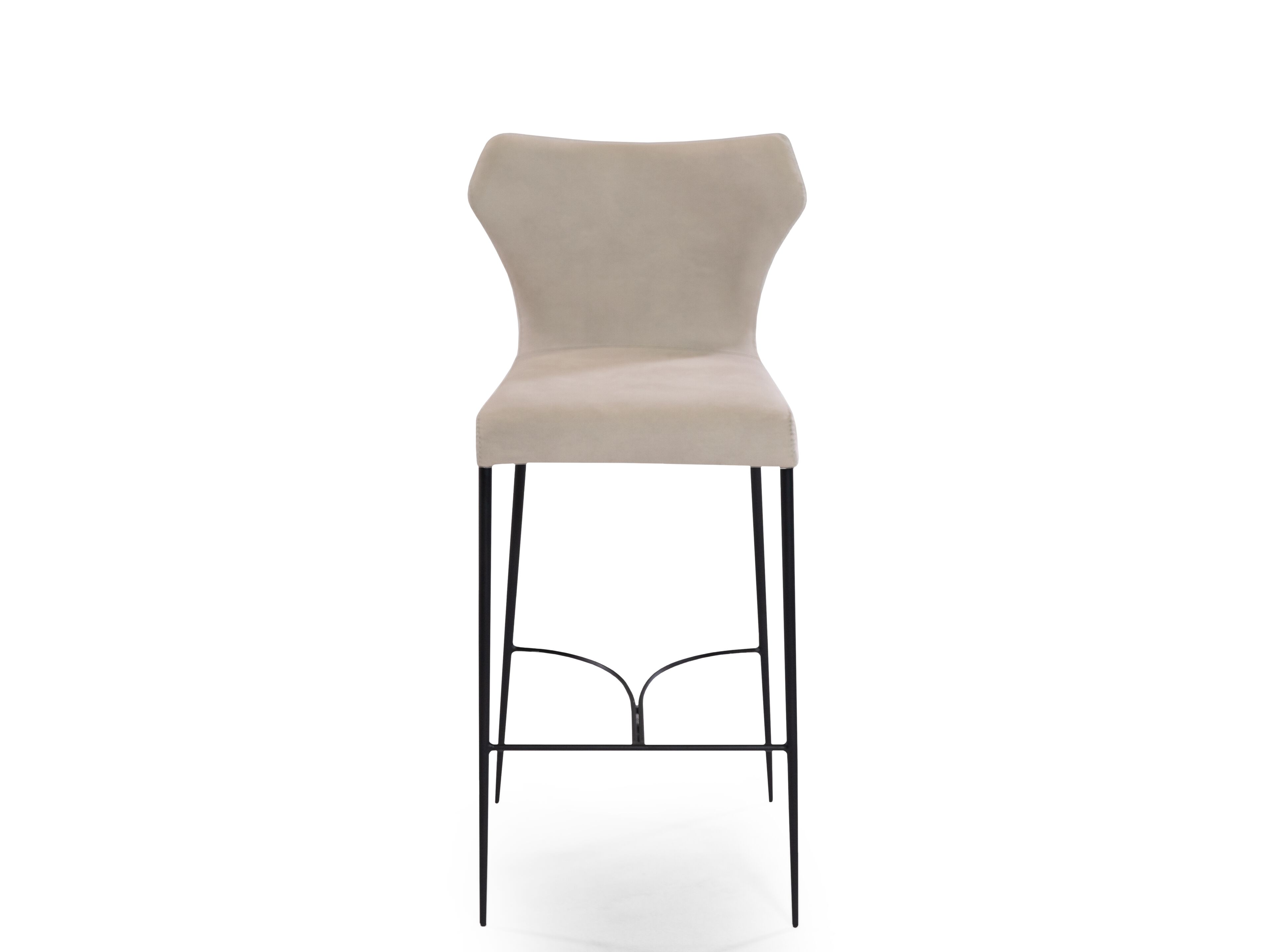 Стальной барный стул со спинкой ABLE Альберт ARCH-00148620 - Вид №1