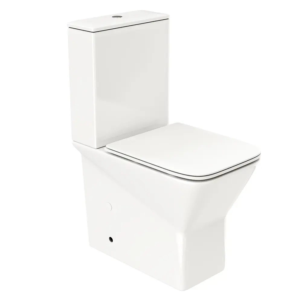 Унитаз-компакт Cerutti SPA Ellero CT8458 безободковый сиденье с микролифтом 88977000 STLM-2012378 - Вид №1