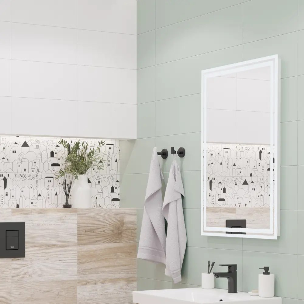 84874810 Плитка настенная LB Ceramics Моана 19.8x39.8 см 1.81 м² матовая цвет шалфей STLM-0056945