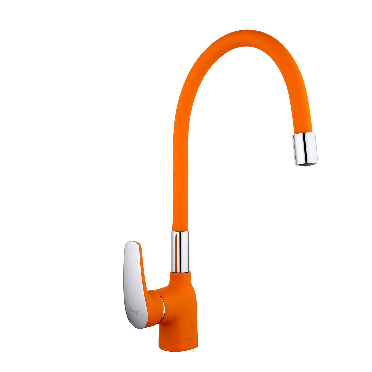 90188379 Смеситель для кухни с гибким изливом 38 см цвет оранжевый STLM-0125920 FRAP