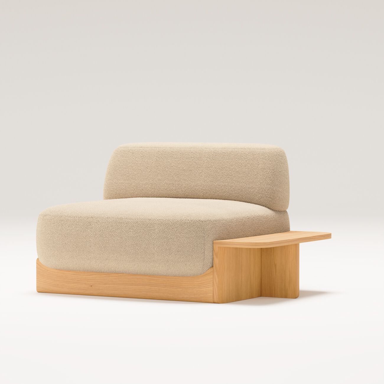 Модульный диван из ткани и дуба Wewood купол ARCH-00109421 - Вид №2