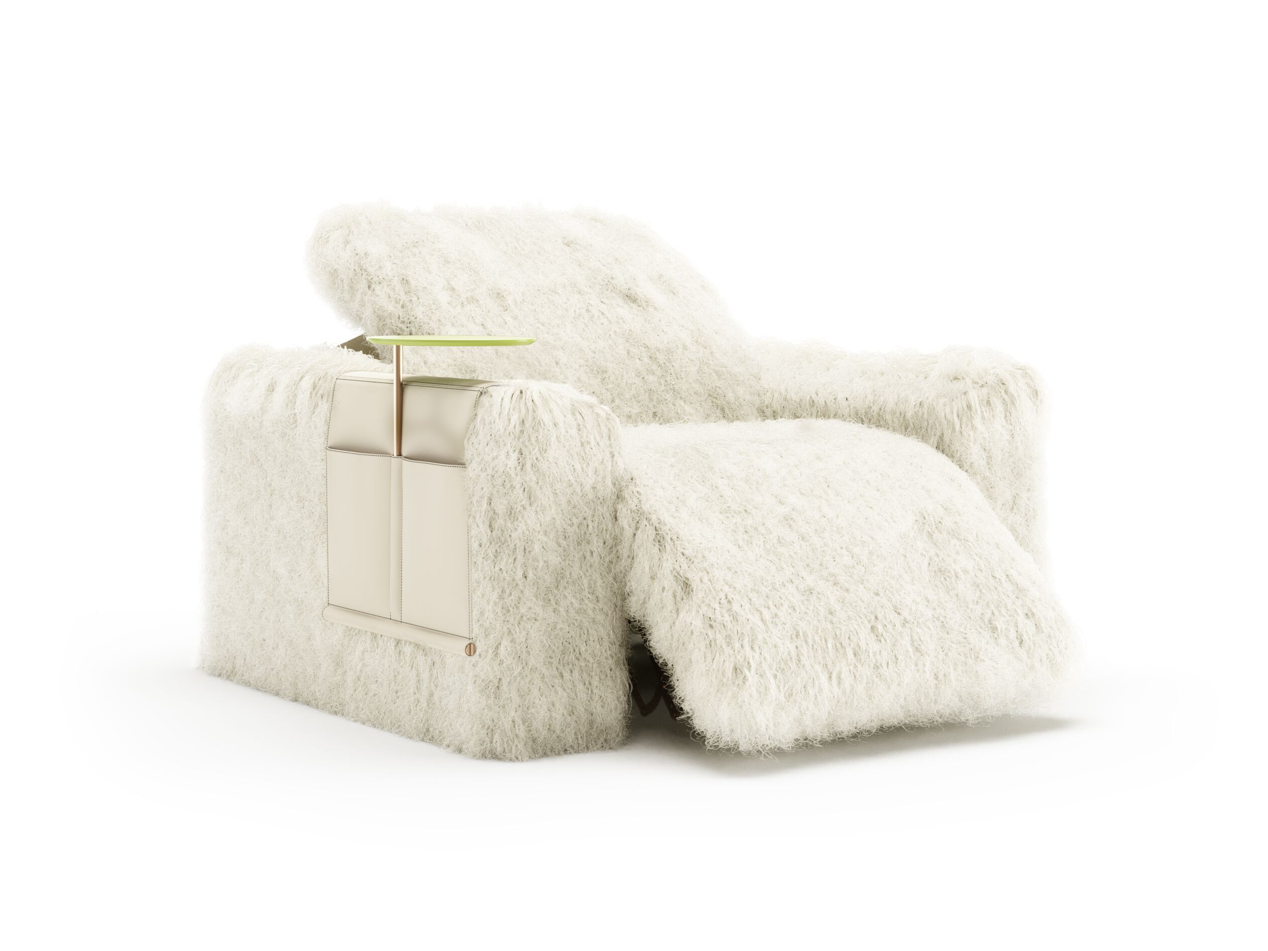 Монгольское кресло с подлокотниками Vismara Design Kubrik ARCH-00106113