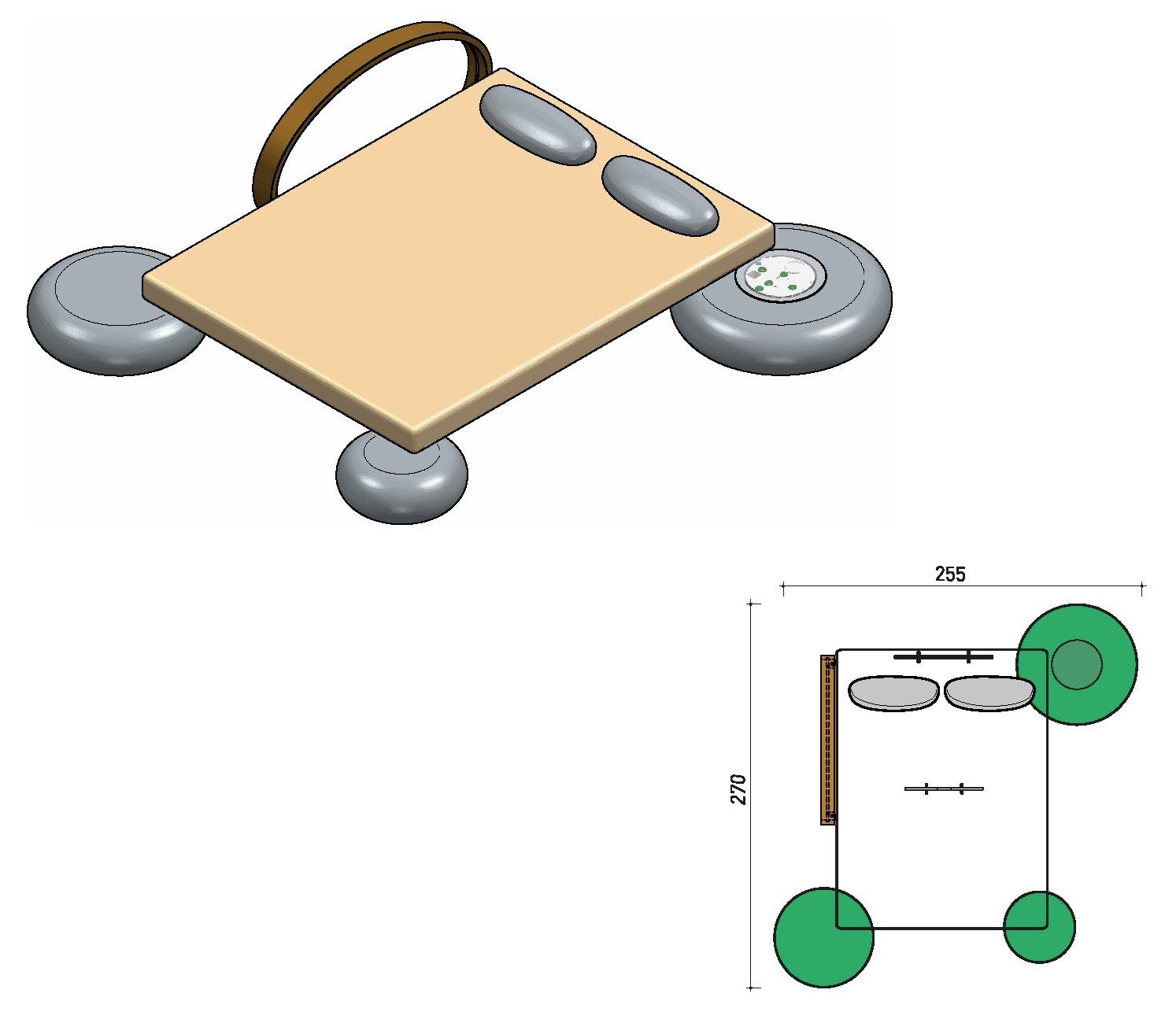 Фиксированная тканевая кровать с хромотерапией Varaschin WELLNESS THERAPY ARCH-00146778 - Вид №13
