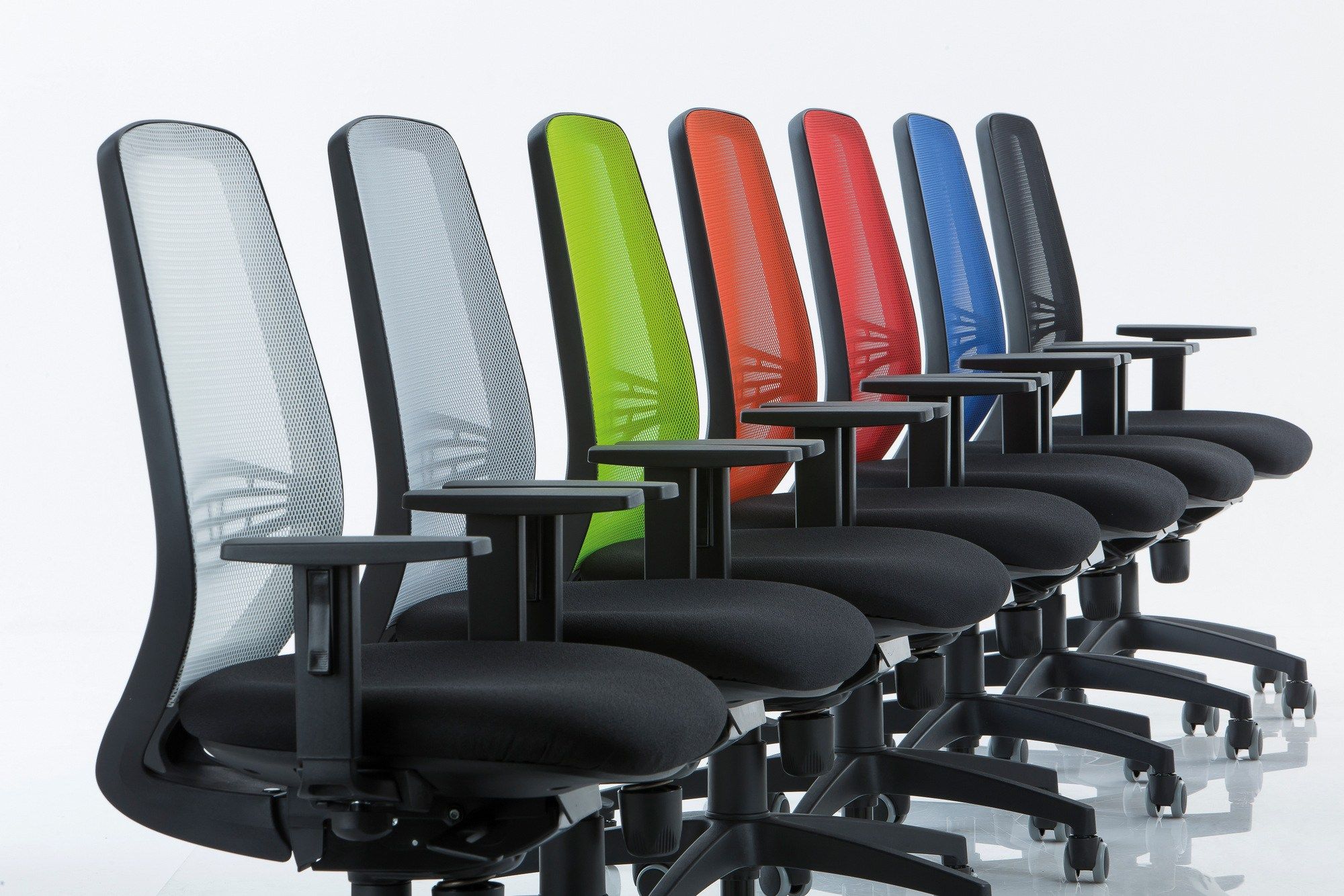 Офисное кресло с сетчатым подлокотником с 5 спицами Luxy Post ARCH-00038146 - Вид №3