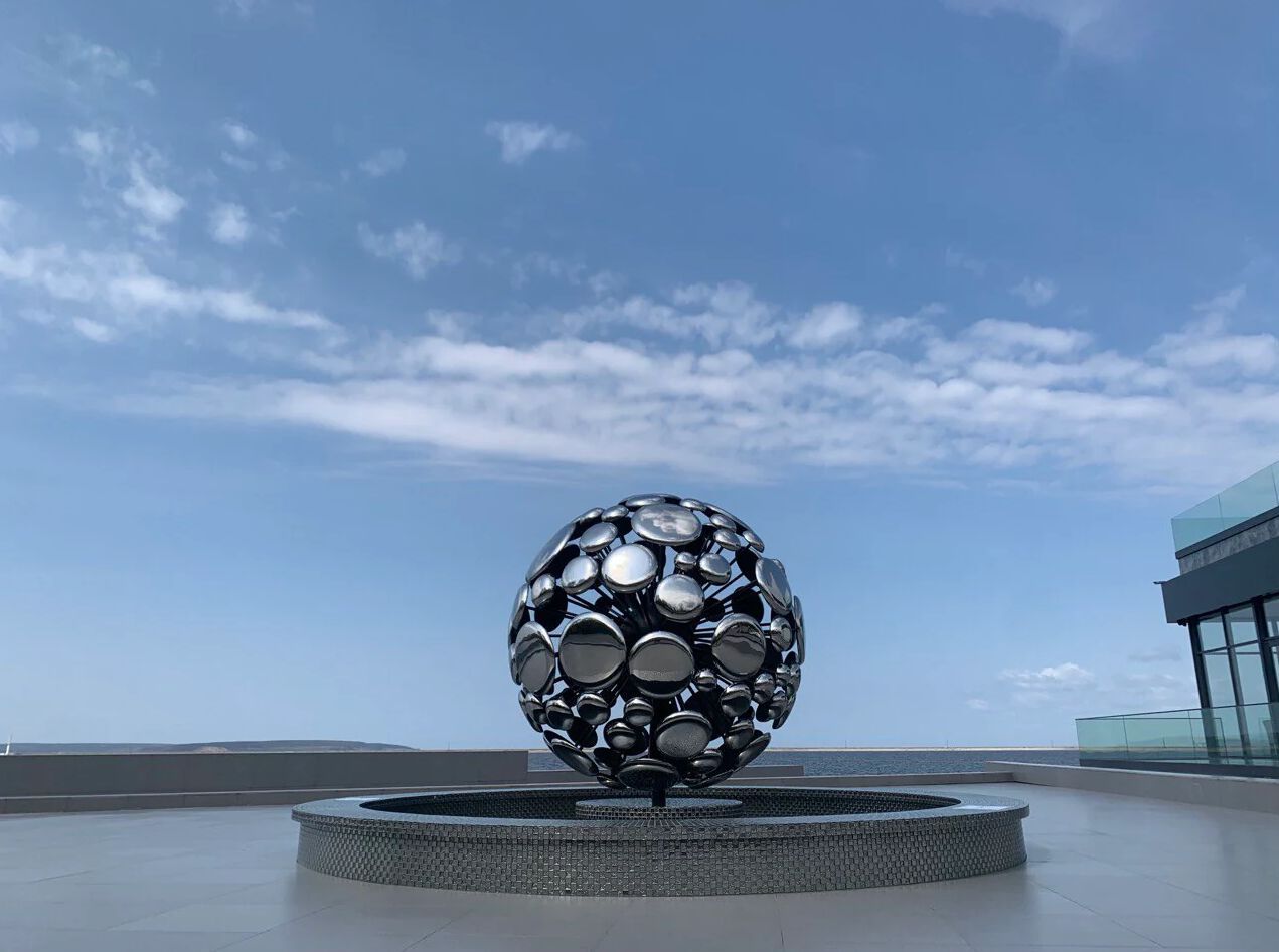 Стеклянная скульптура PlusObject SPACE EXPENSION SILVER ARCH-00136020 - Вид №3