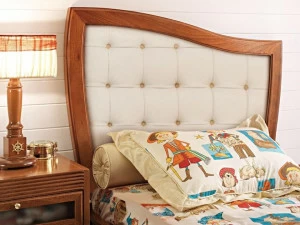 Caroti Кровать в морском стиле с тафтинговым изголовьем  538