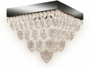 VGnewtrend Стальной потолочный светильник с кристаллами Arabesque