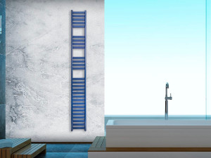 Стальной полотенцесушитель с горячей водой