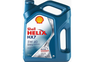 16750513 Масло Helix HX7 5W-40, 4 л 550051497 SHELL