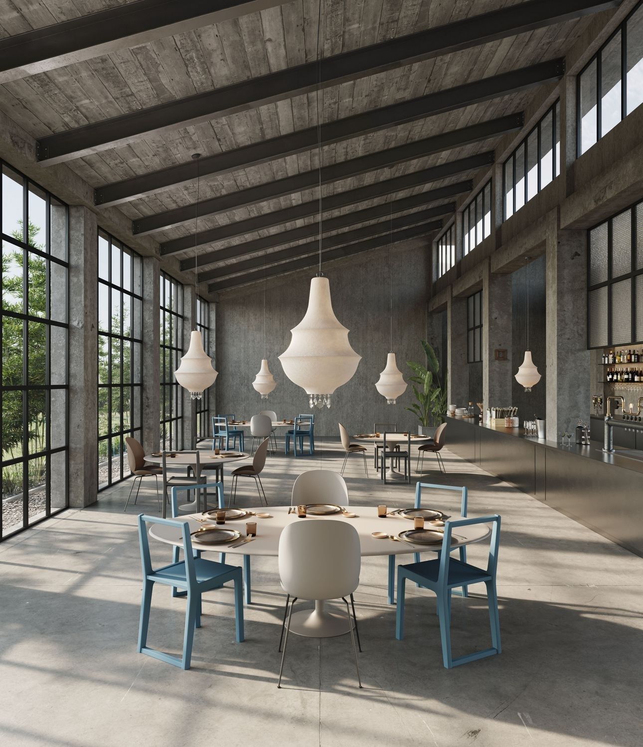 Открытый стеклоткани светодиодный подвесной светильник Karman Lady D ARCH-00029256 - Вид №7