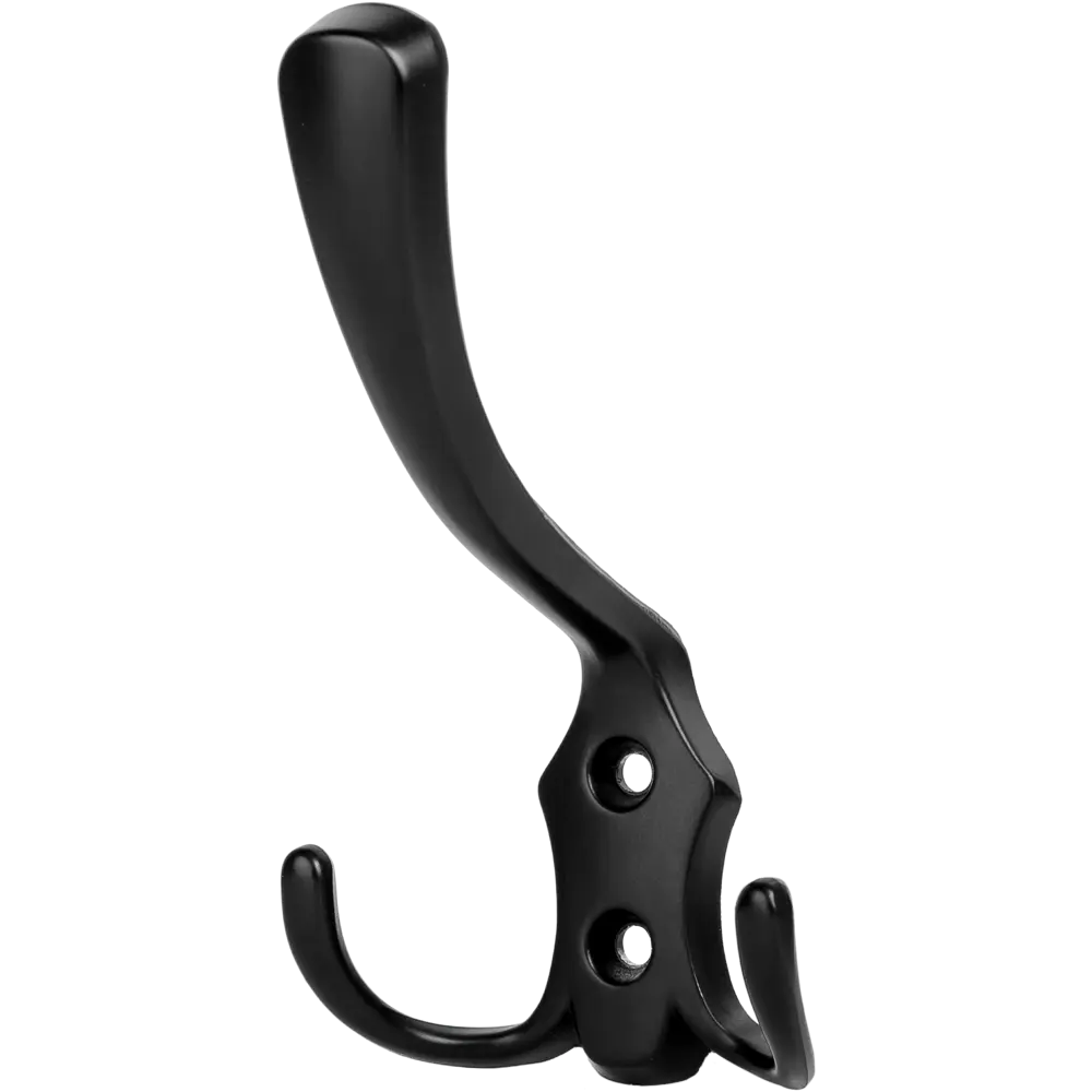 Крючок-вешалка Kerron KR0050, 75x130 мм, цвет чёрный STLM-2003863