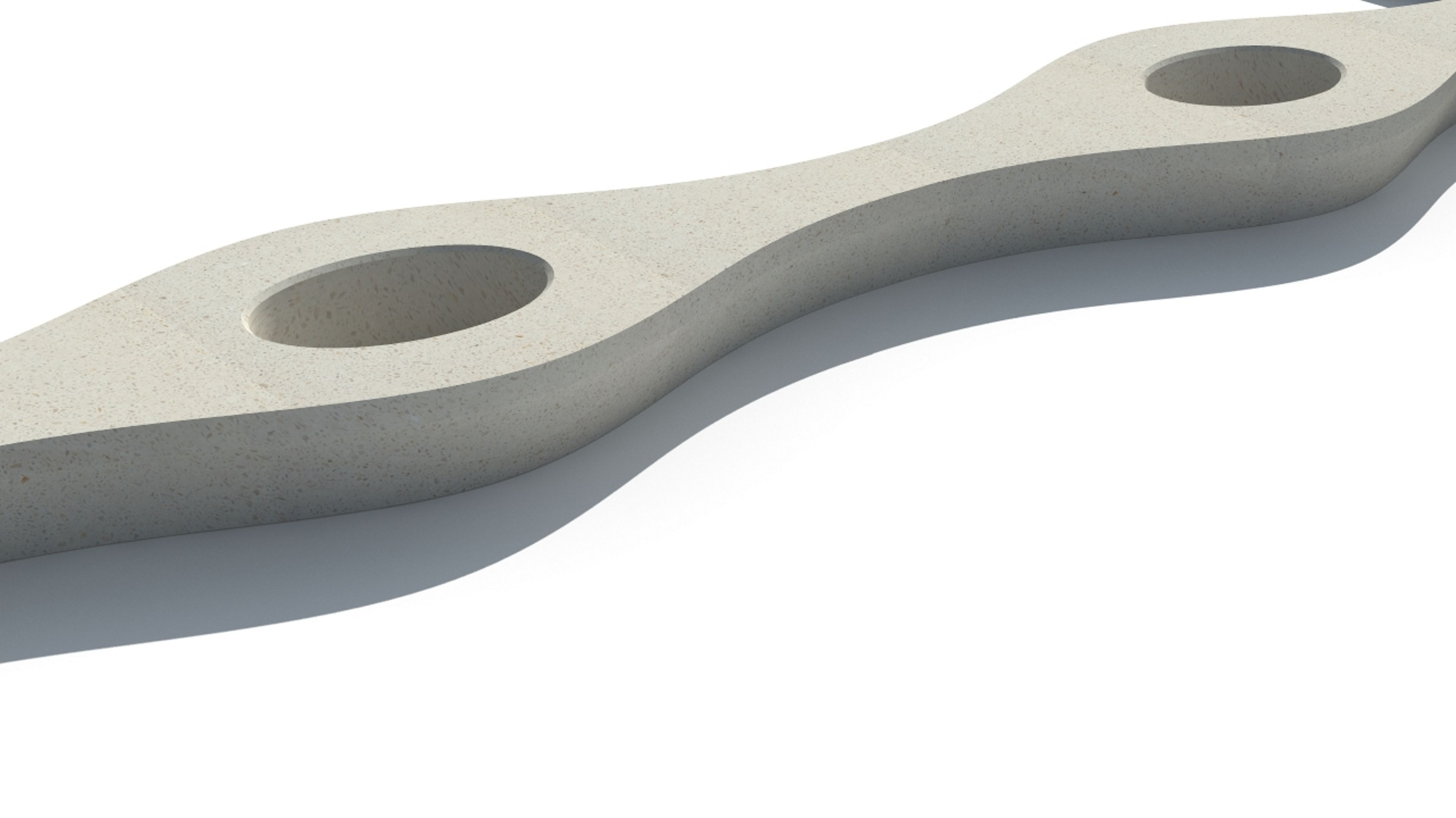 Реконструированная каменная скамья со встроенной плантатором Viscio Urban Design CHAIN ARCH-00108710 - Вид №2