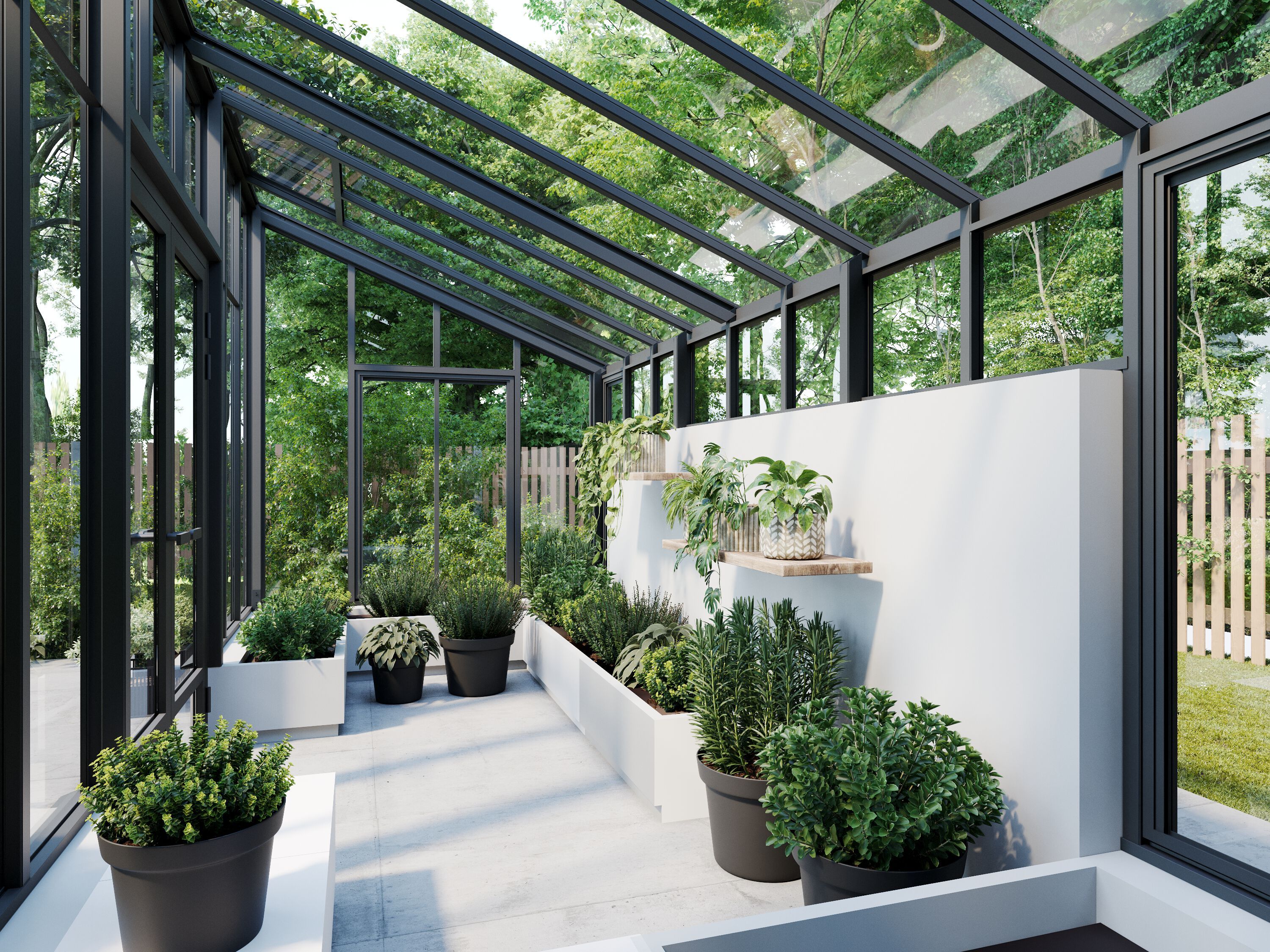 Алюминиевая Садовая теплица VANSTA Sanctuary ARCH-00013522 - Вид №2