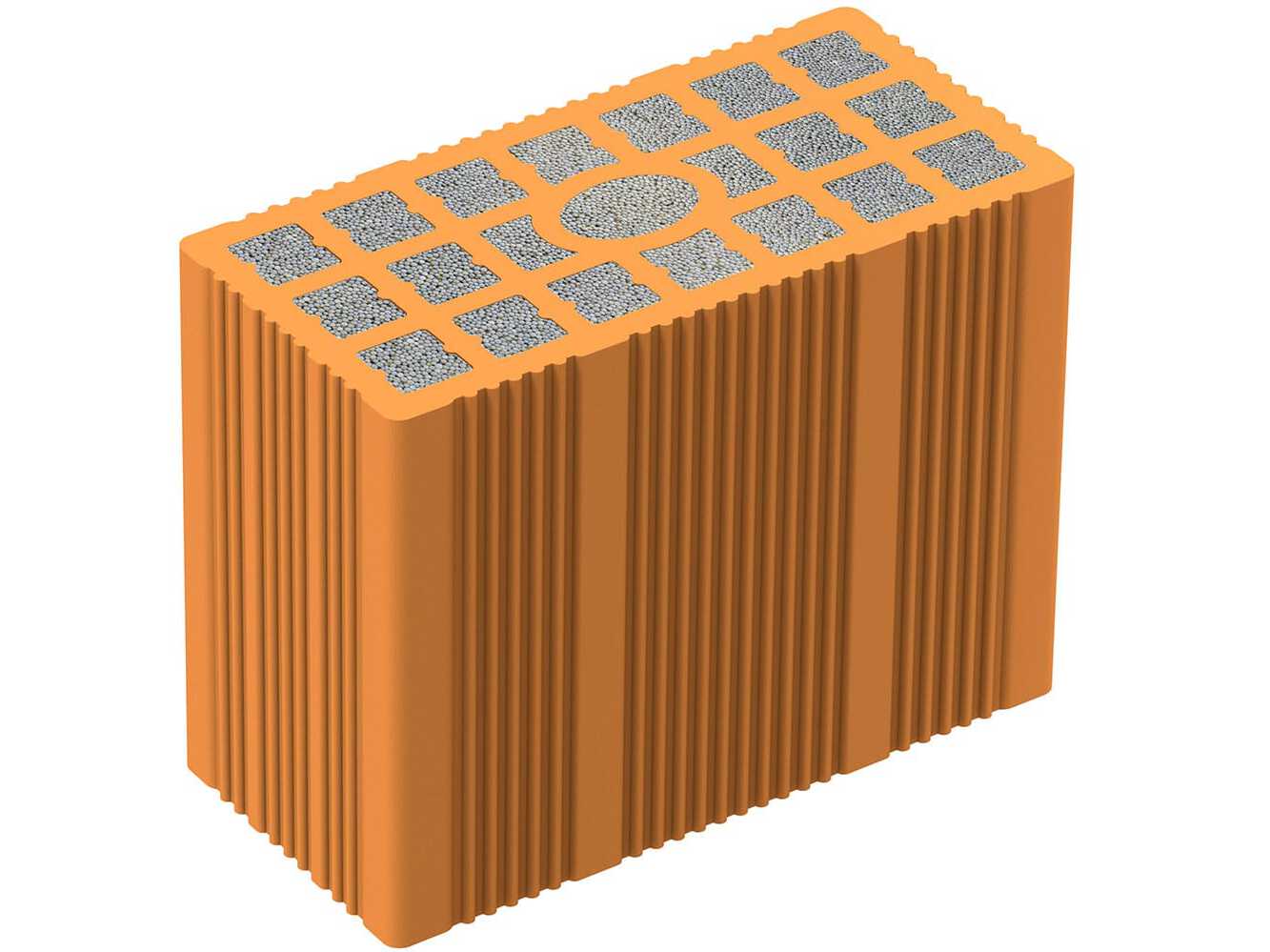 Теплоизоляционный кирпичный блок Fornaci Laterizi Danesi Normablok плюс CAM ARCH-00033192 - Вид №1