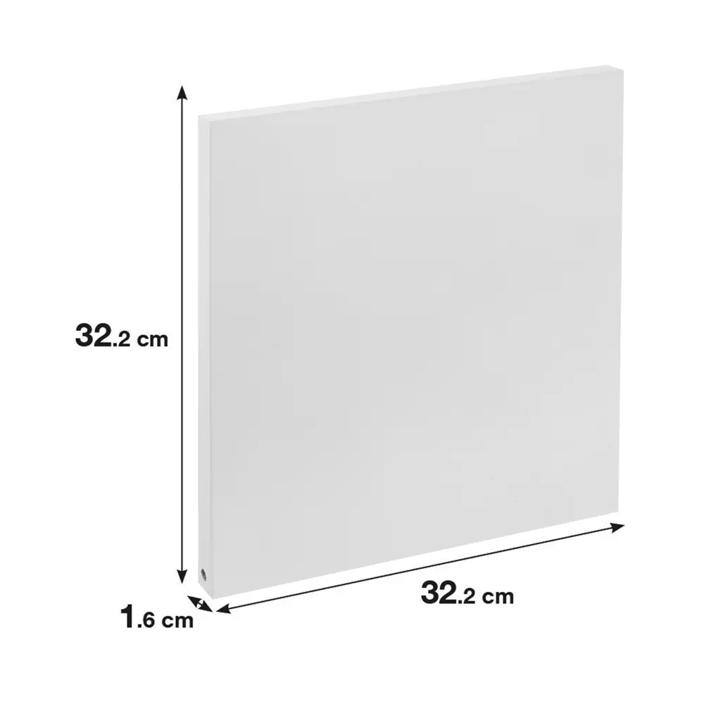 Фасад KONSENSA Руан 32.2x32.2x1.6 см ЛДСП цвет белый STLM-2075181 - Вид №1