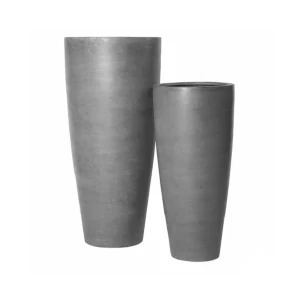 Кашпо E1043-80-03 Pottery pots 37 см 64.2 л композитный серый