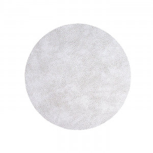 98928 HIPPO white-grey подстановочная салфетка круглая, диаметр 24 см, толщина 1,6 мм;LIND DNA