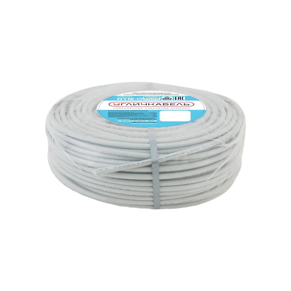 Электрический кабель Угличкабель NYM-O 2x2.5 100 м STLM-2069305 - Вид №2