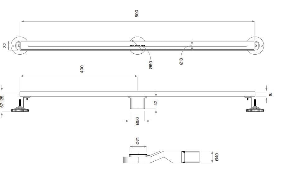 Слив для душа из нержавеющей стали COCOON Maison ARCH-00102388 - Вид №5