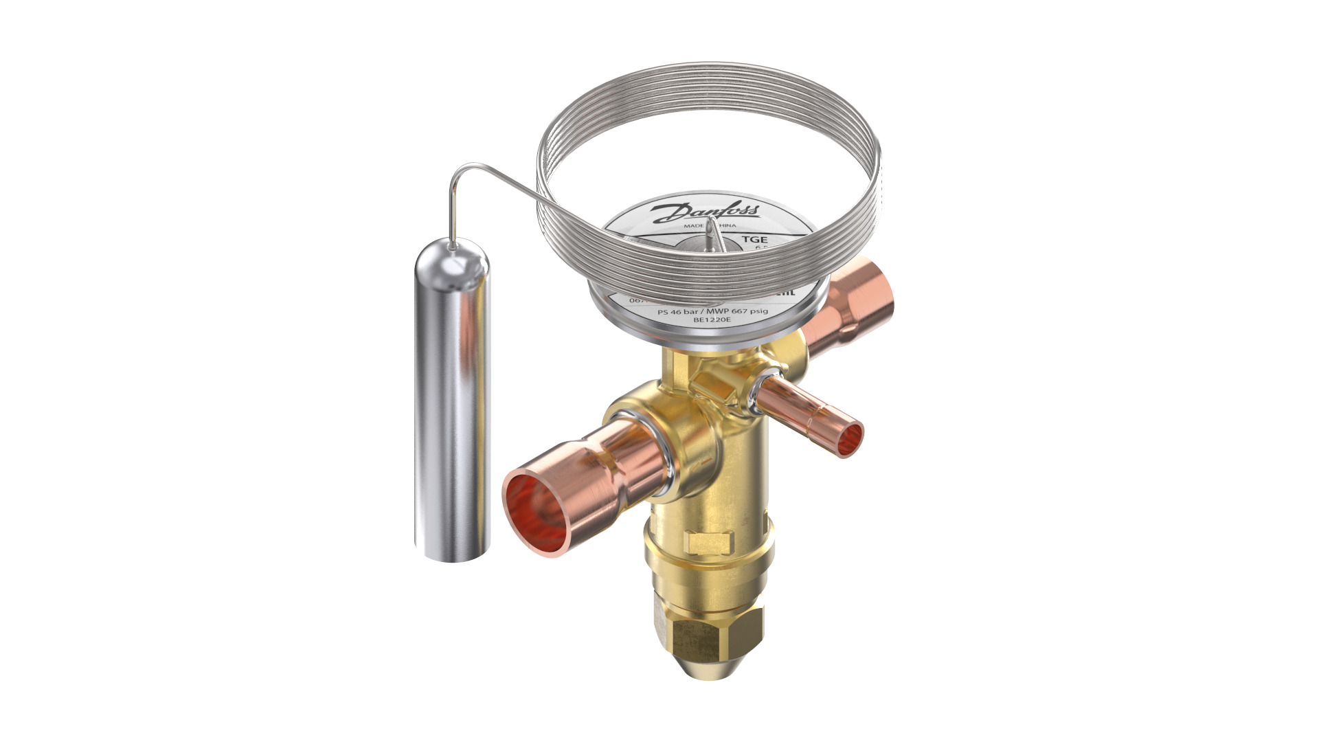 Danfoss TGE — Клапаны терморегулирующие со встроенными клапанными узлами TGE 40-26 Клапан терморегулирующий 067N3135 