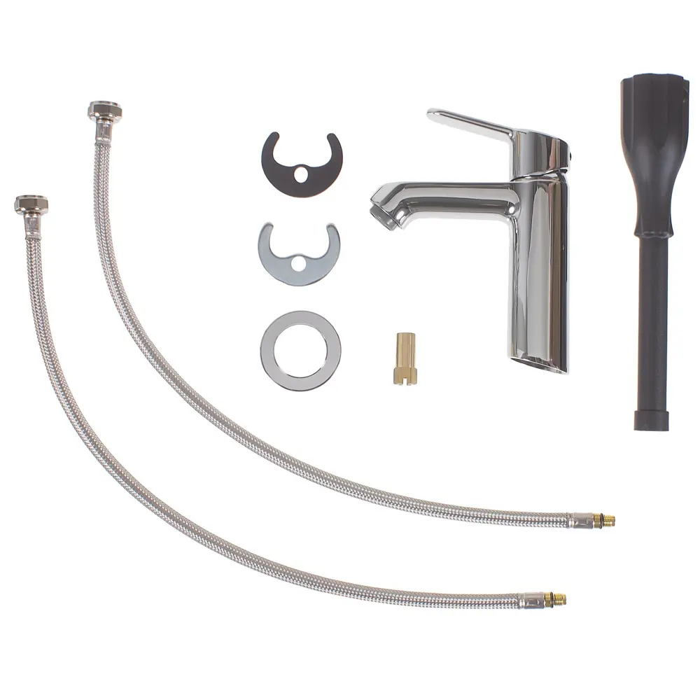 Смеситель для раковины Paini Unika однорычажный цвет хром STLM-2209126 - Вид №2