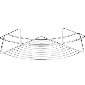 Полка для ванной ЧМЗ Модулус 502-004-01 угловая 22.5x22.5x9.8 см цвет хром