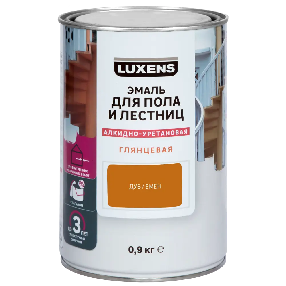 LUXENS Эмаль для полов и лестниц - стойкое покрытие цвета дуб 82852468 STLM-0037048 - Вид №1