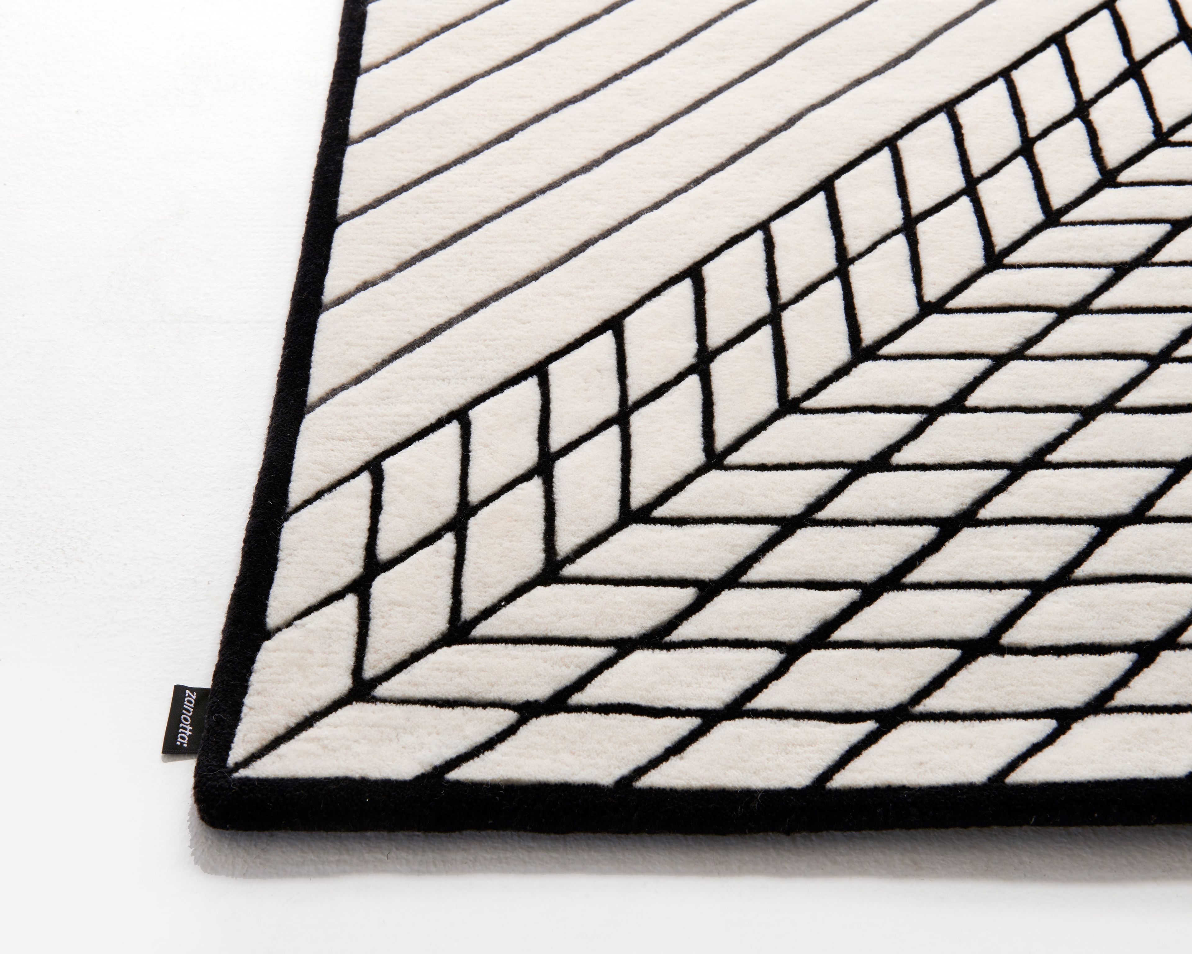 Ковер в клетку ручной работы из новозеландской шерсти Zanotta Quaderna ARCH-00042139 - Вид №4