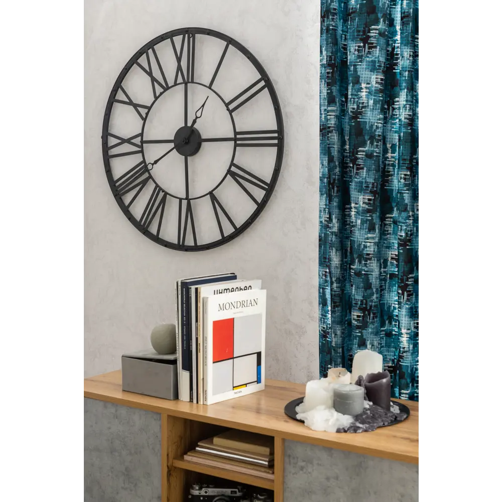 Часы настенные Atmosphera Винтаж круглые металл цвет чёрный ø70 см Scandi STLM-2076395 - Вид №5